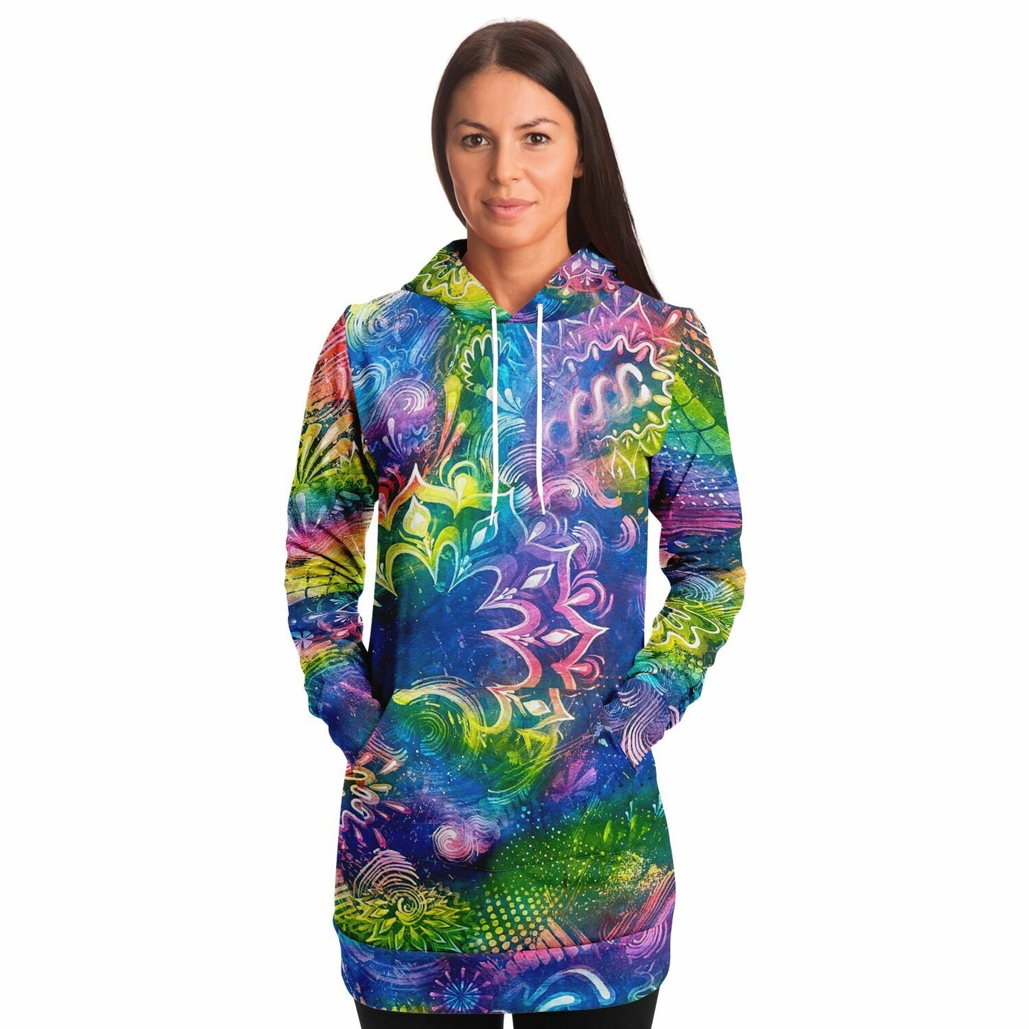 Woogie Vibrations Hoodie Dress