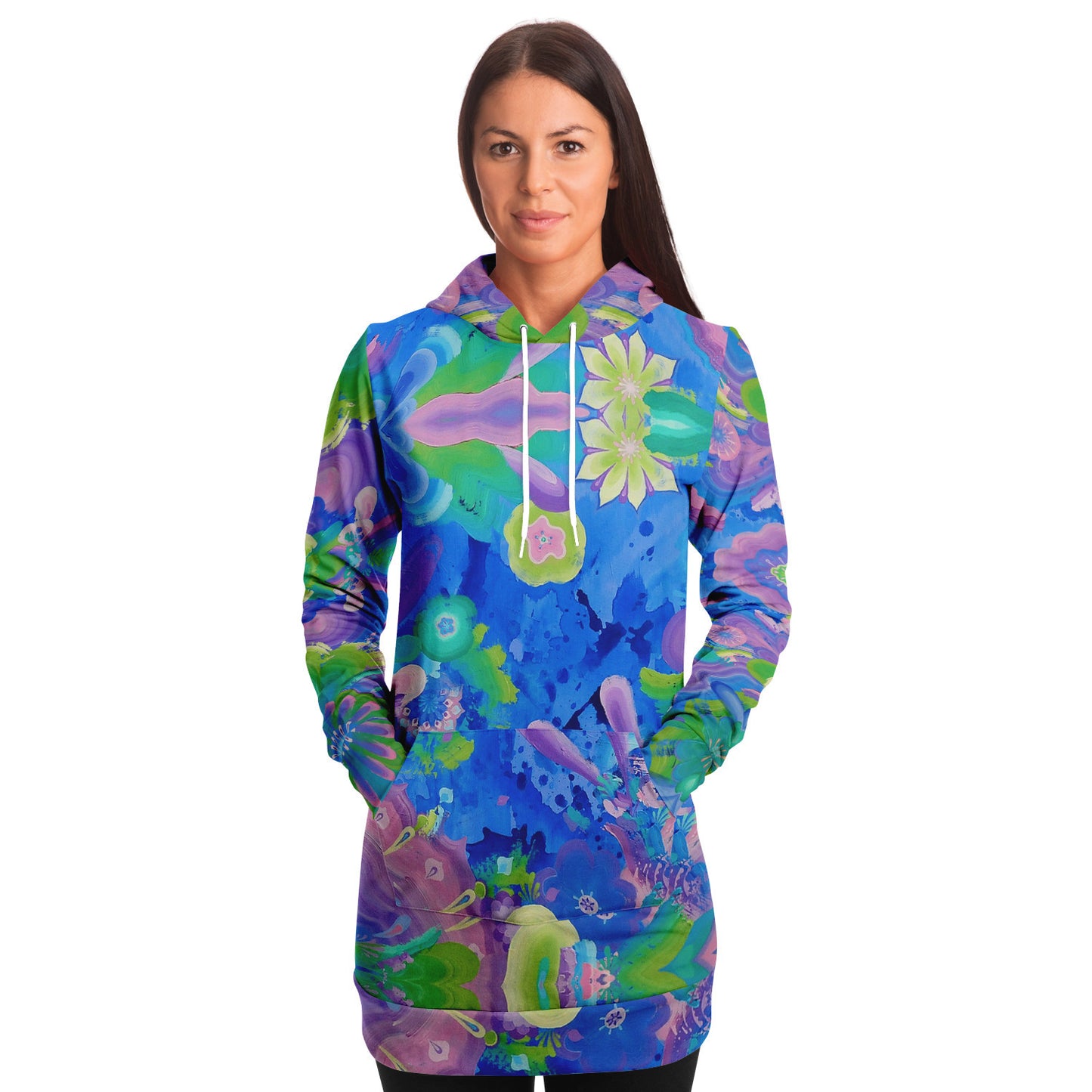 Be Like Water Longline Hoodie