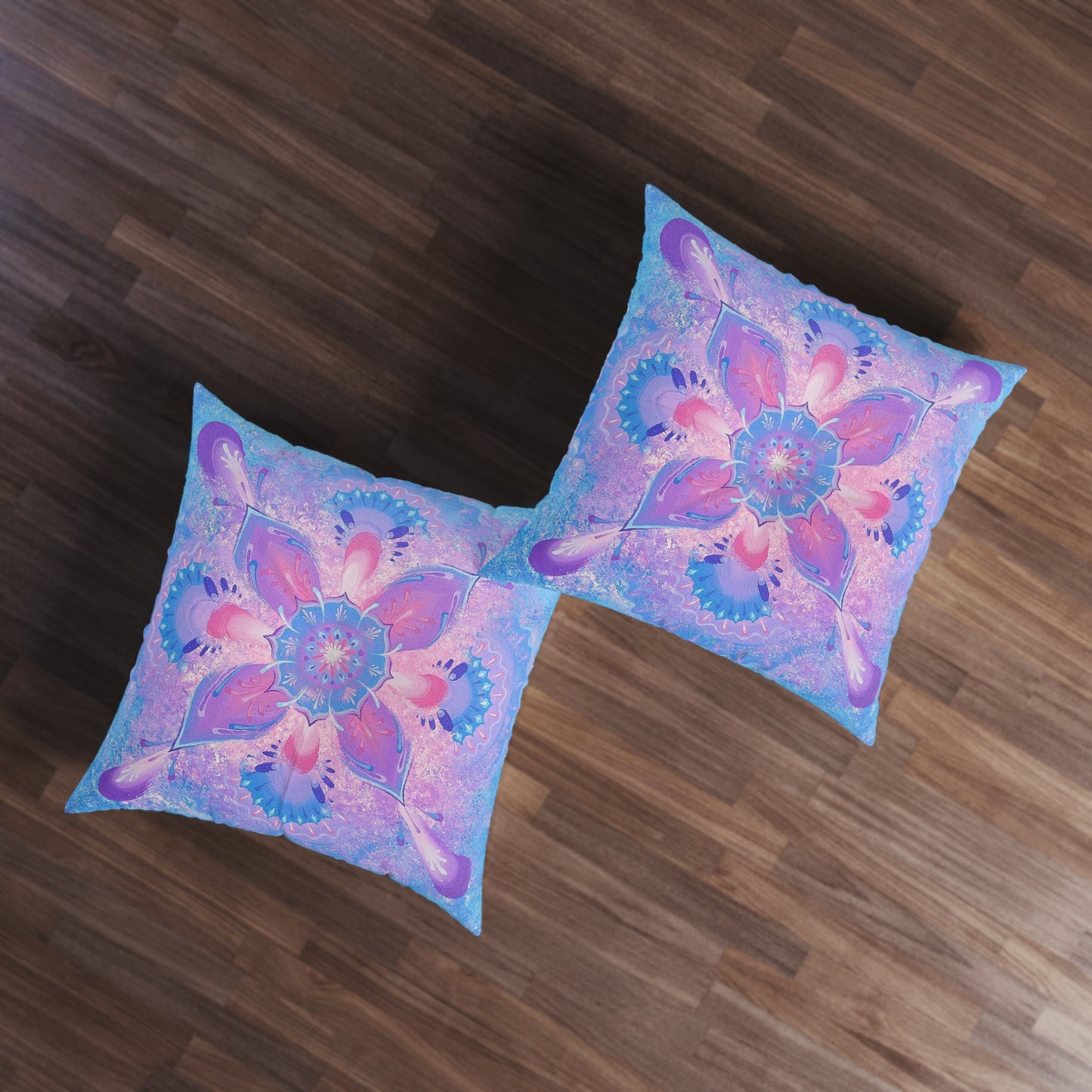 Heart Fission Tufted Floor Pillow