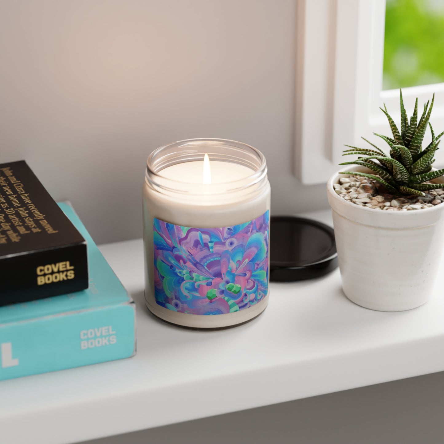 Purple Pupil Eater Scented Soy Candle, 9oz