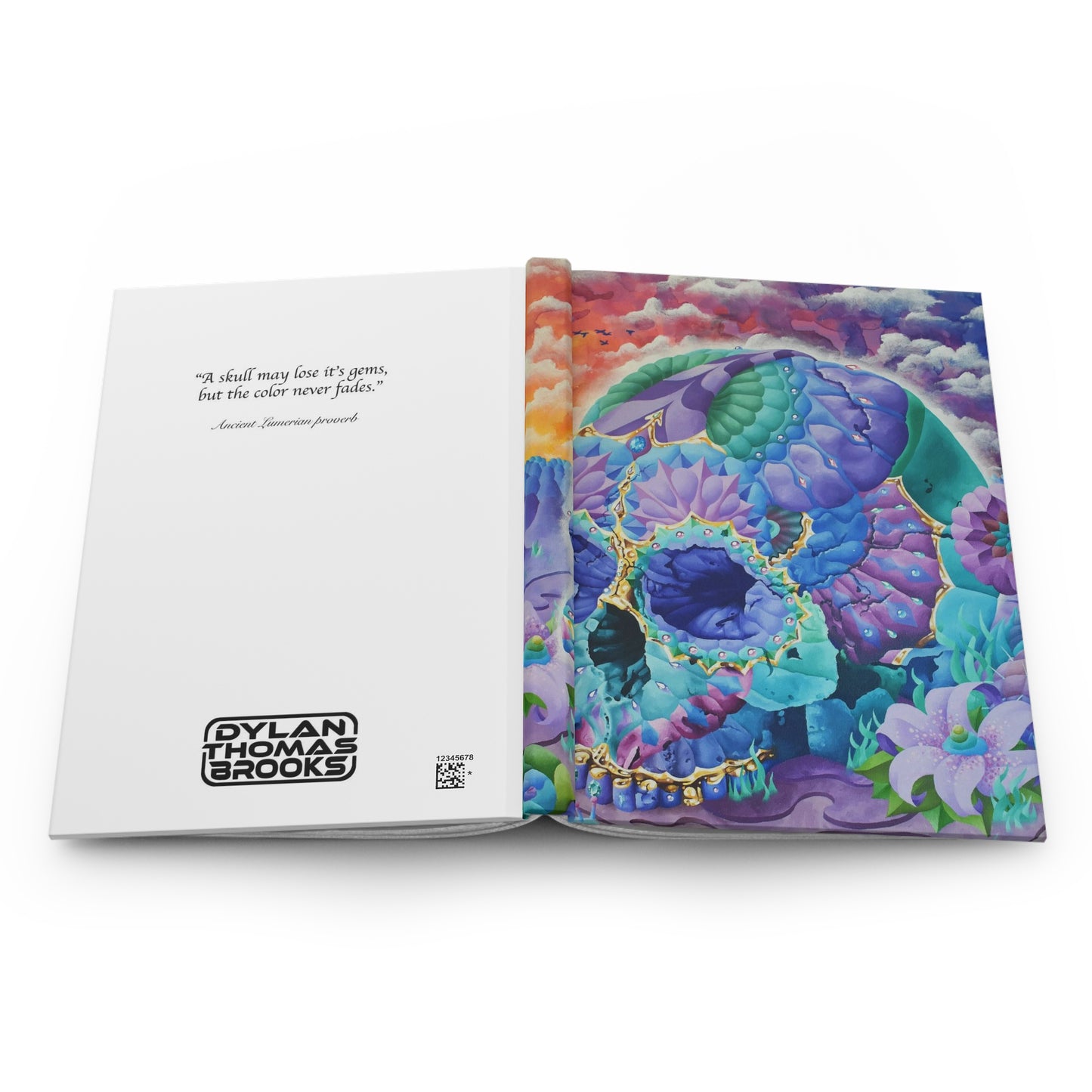 Lemurian Jeweled Skull Hardcover Journal