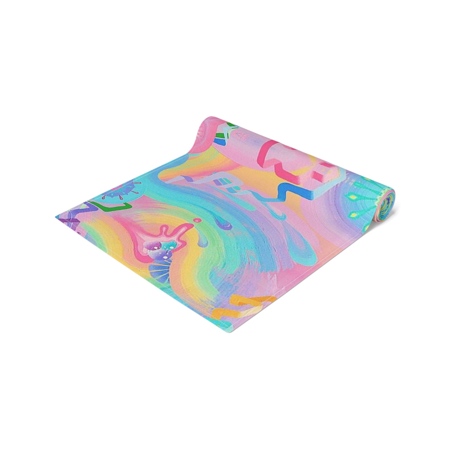 Blasting Rainbows Table Runner