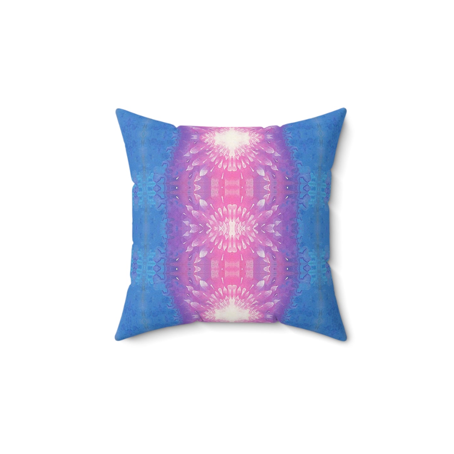 Technicolor Octopus Faux Suede Pillow