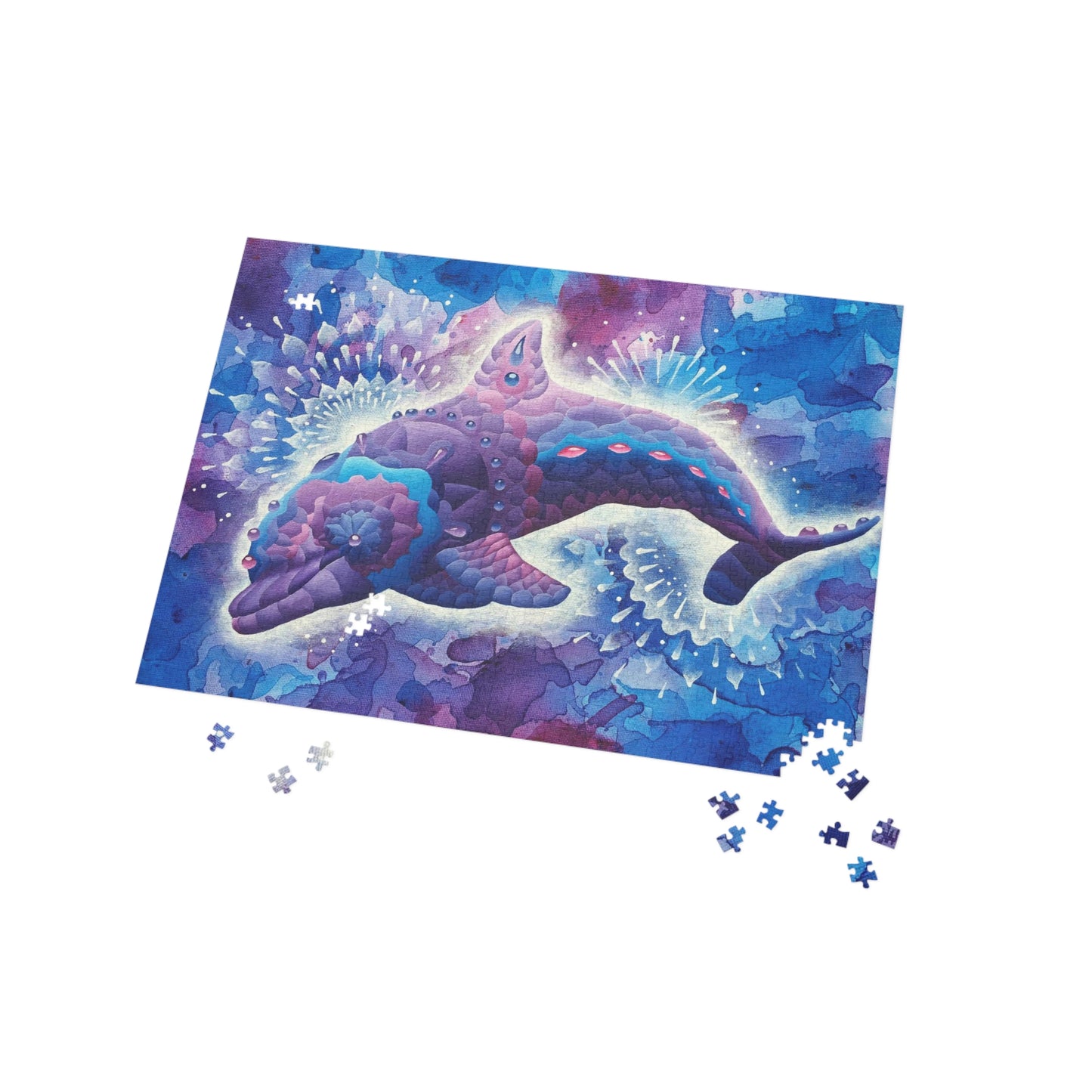 Jeweled Dolphin Puzzle (1000-Piece)