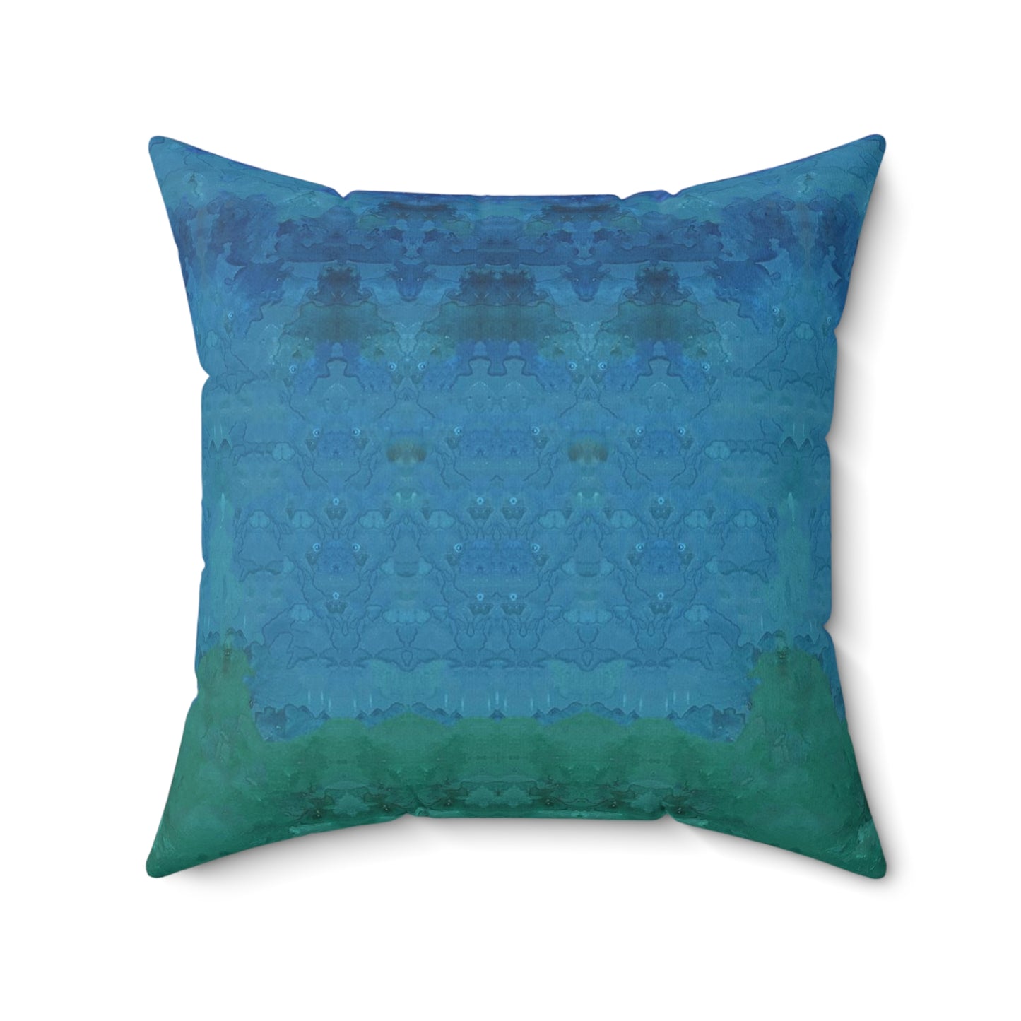 Skull of Atlantis Faux Suede Pillow