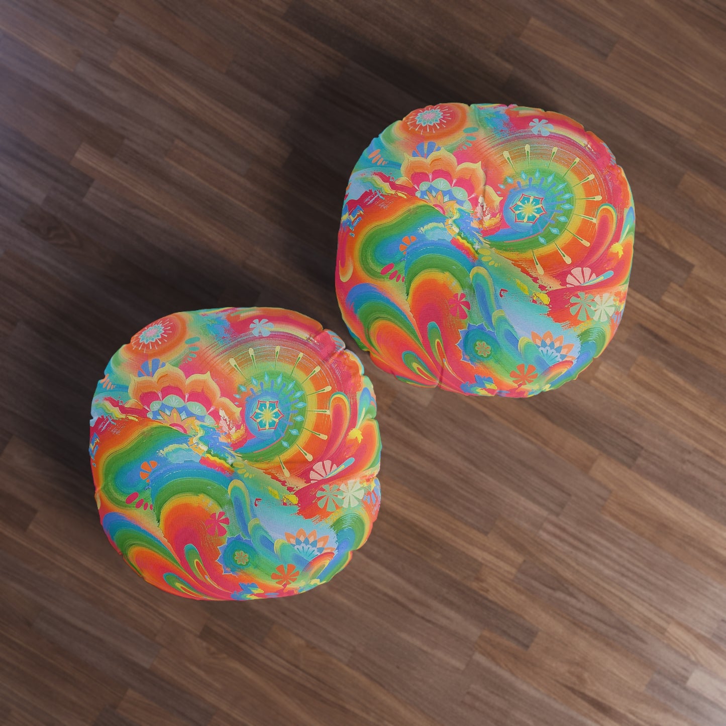 Brainbow Right Tufted Floor Pillow