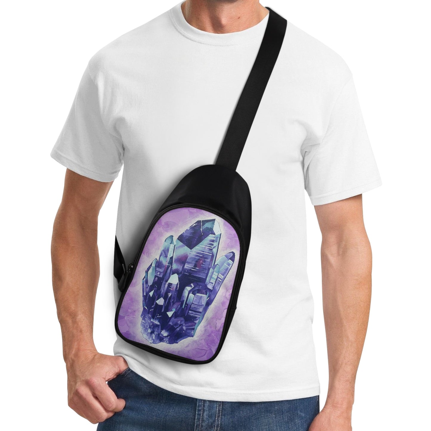 Amethyst Chest Bag