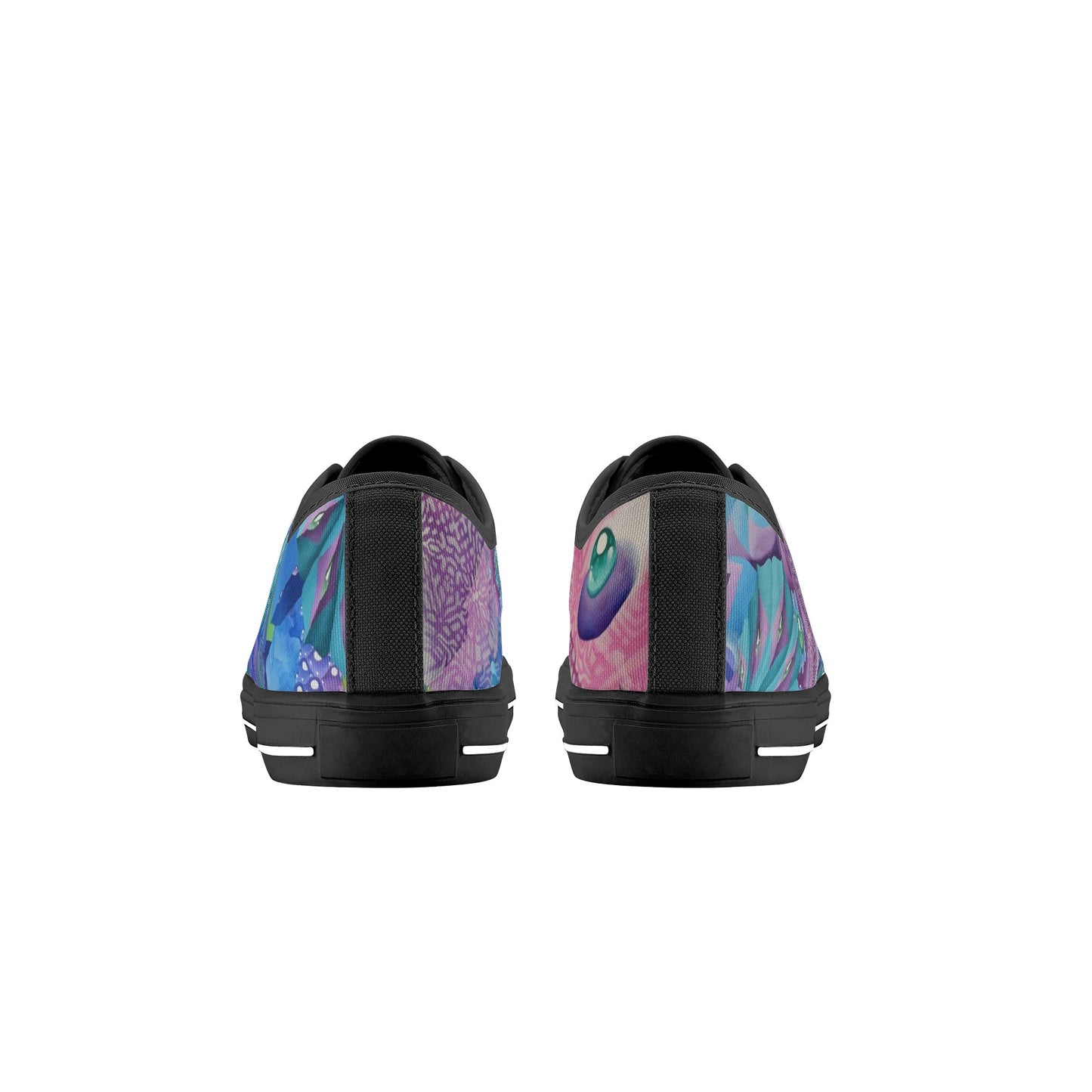Wormhole Traveller Kids Low Top Canvas Shoes