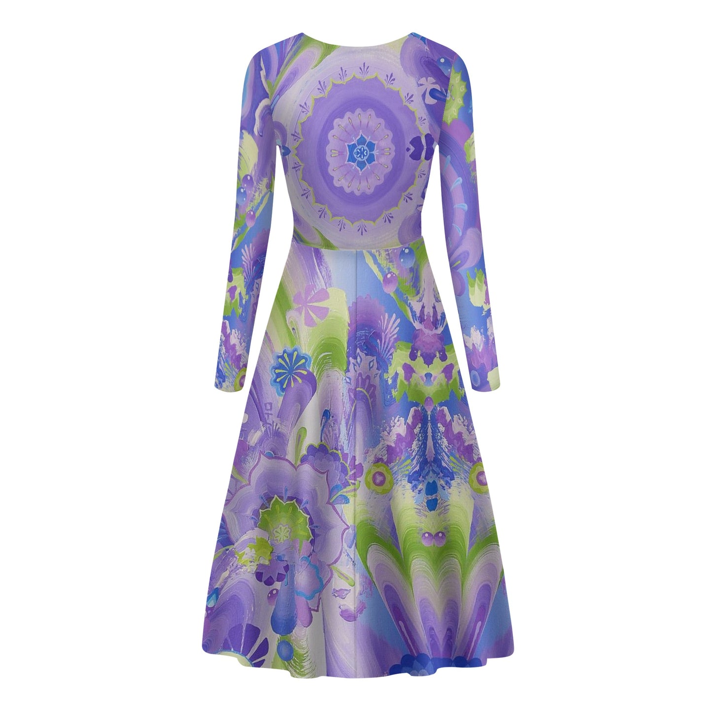 Moon Portal Long Sleeves Flowy Long Dresses