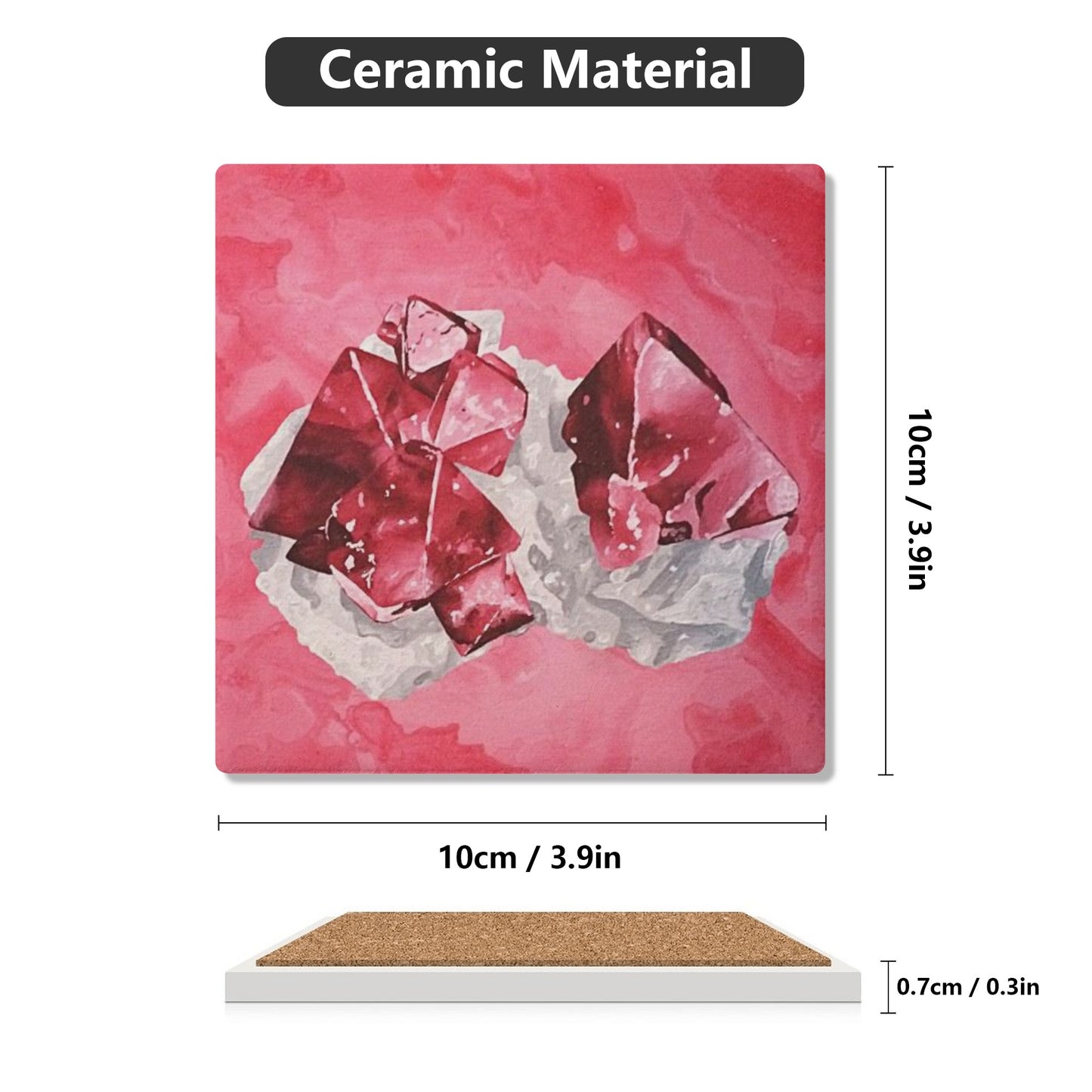 Spinel Ceramic Coasters (set of 4)