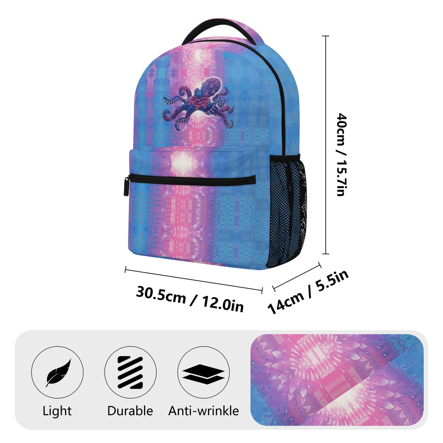 Technicolor Octopus Backpack