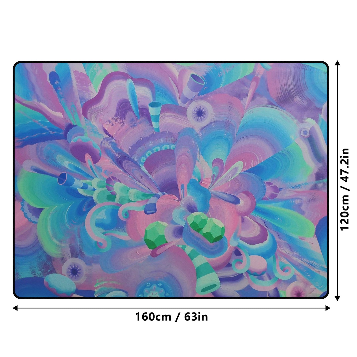 Purple Pupil Eater Rug