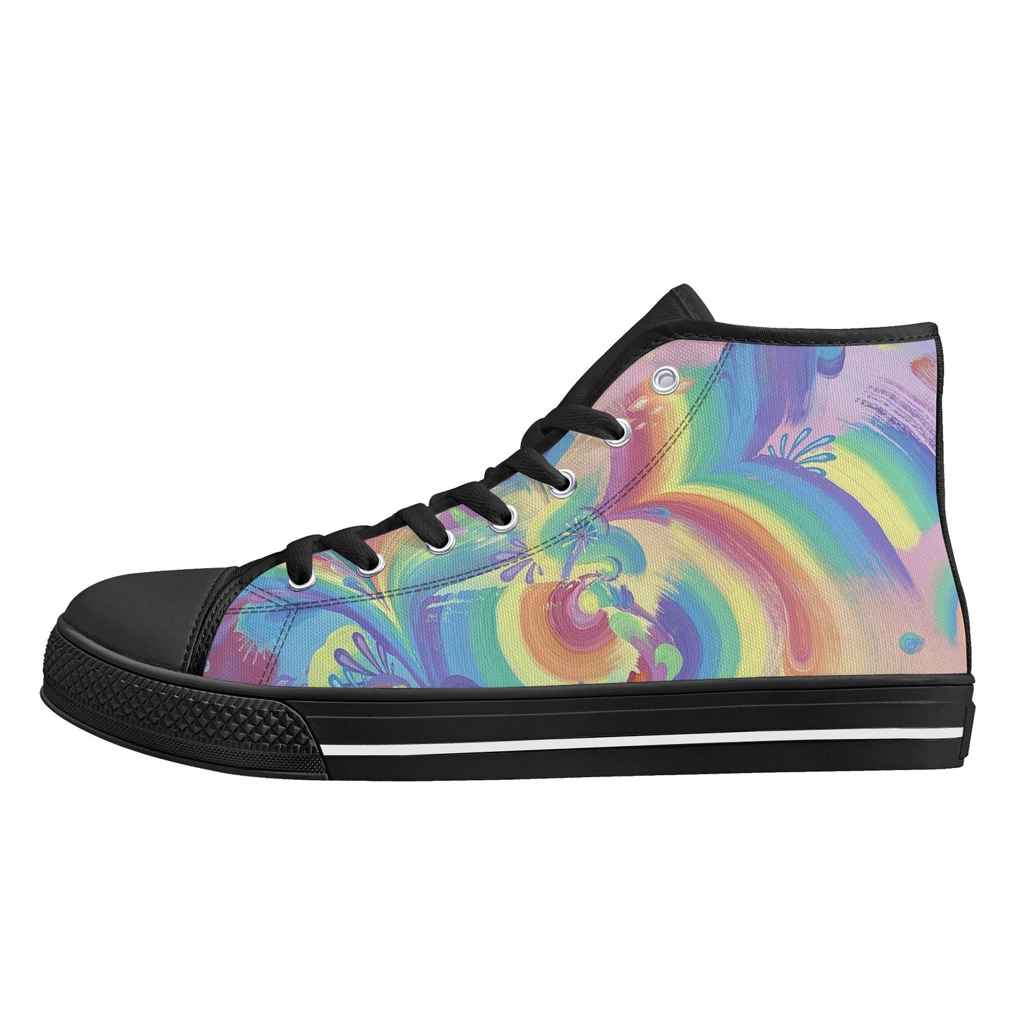 Rings of Splaturn High Top Canvas Men's Shoes