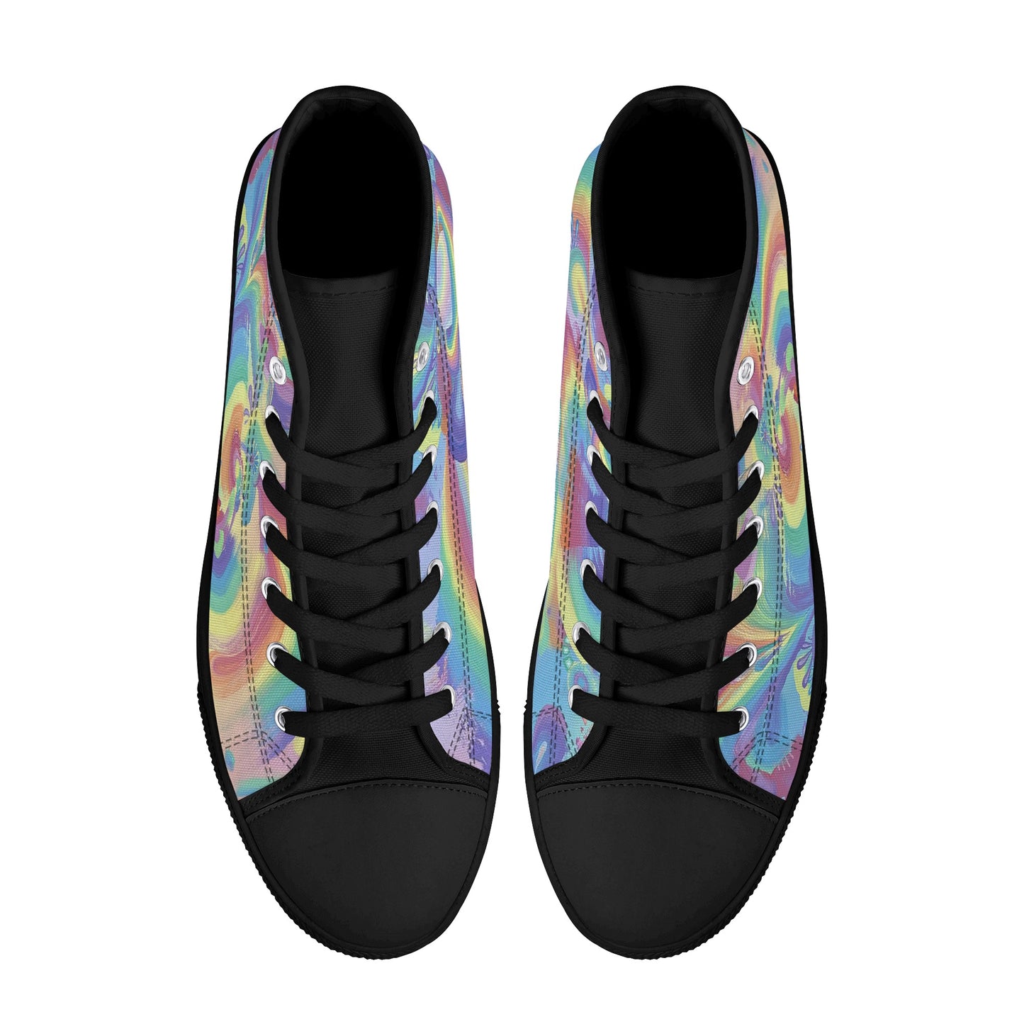 Rings of Splaturn High Top Canvas Men's Shoes
