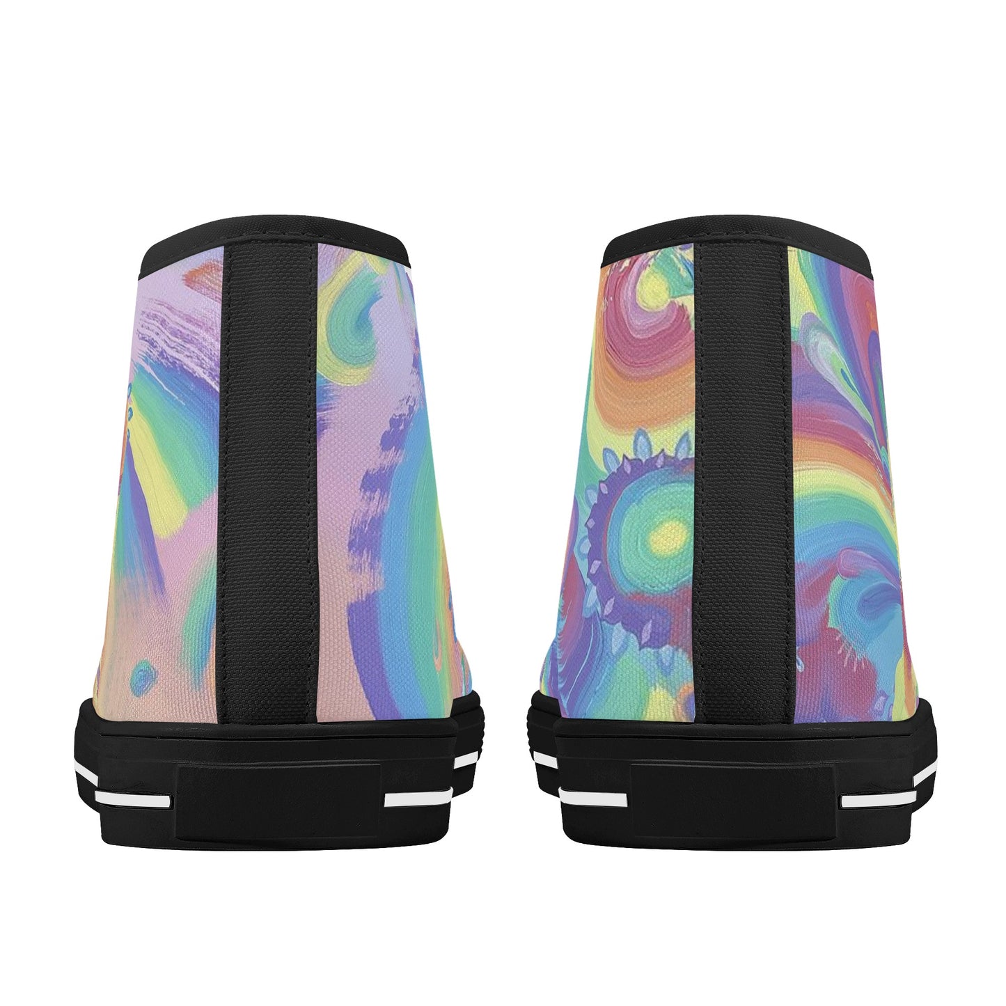 Rings of Splaturn High Top Canvas Men's Shoes