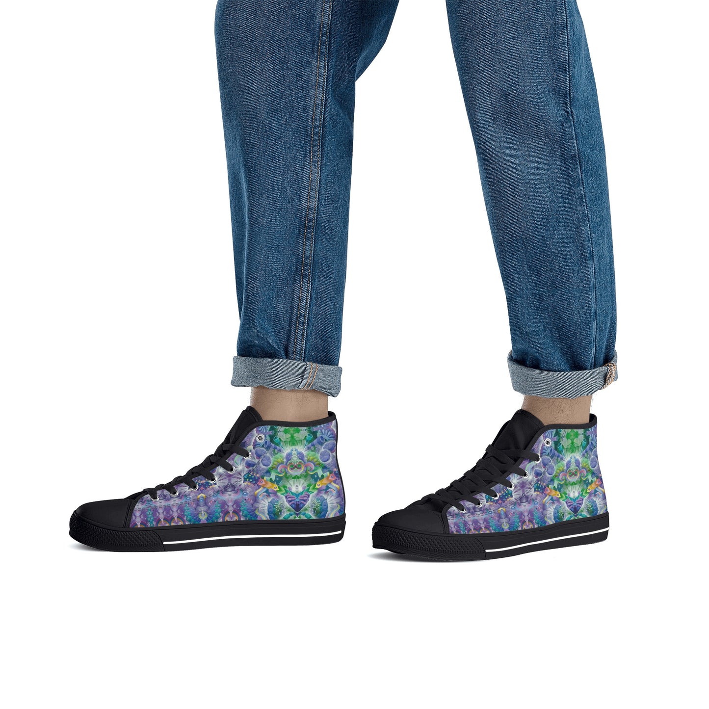 Captain Trips High Top Canvas Men's Shoes
