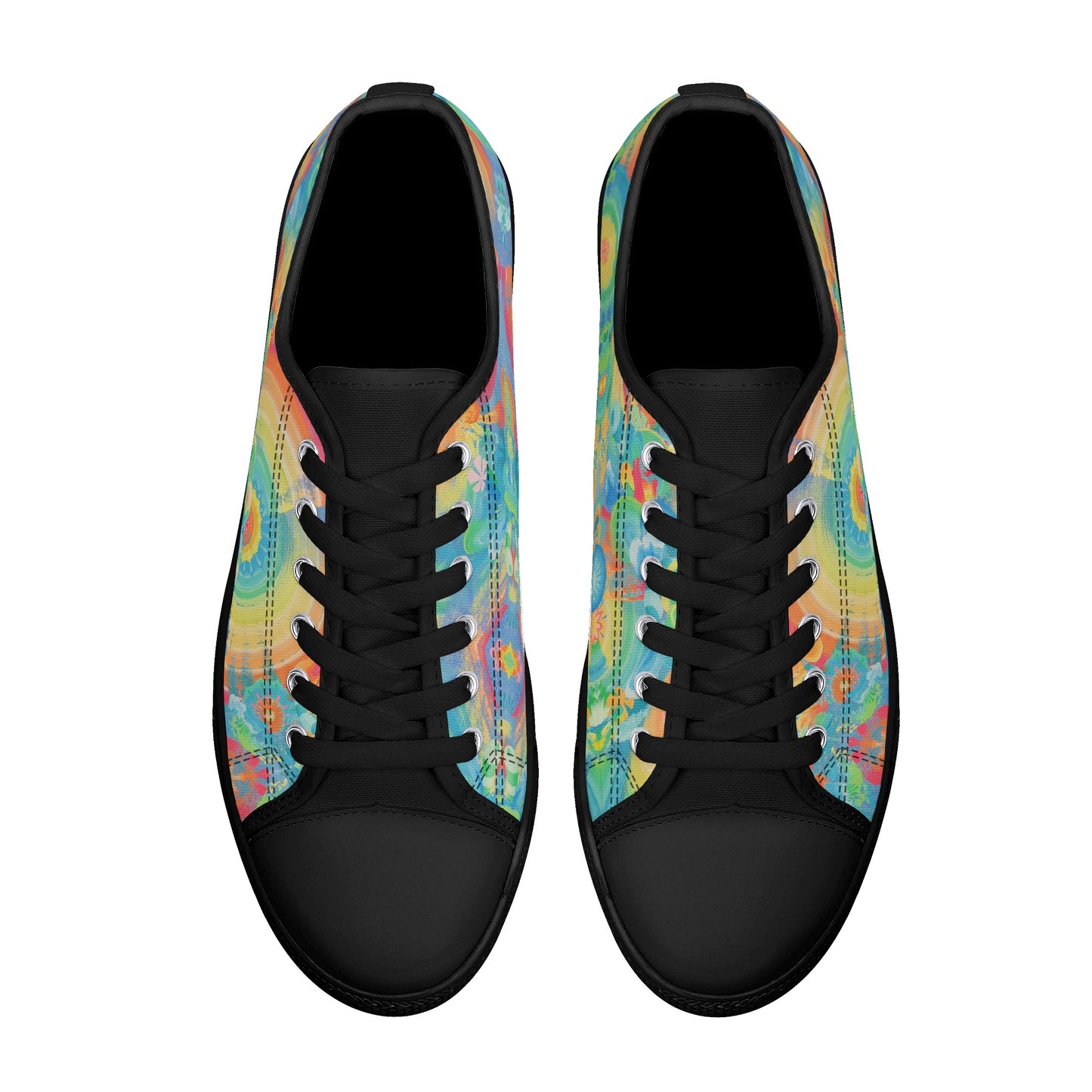 Spit Hot Fire Low Top Canvas Men's Shoes