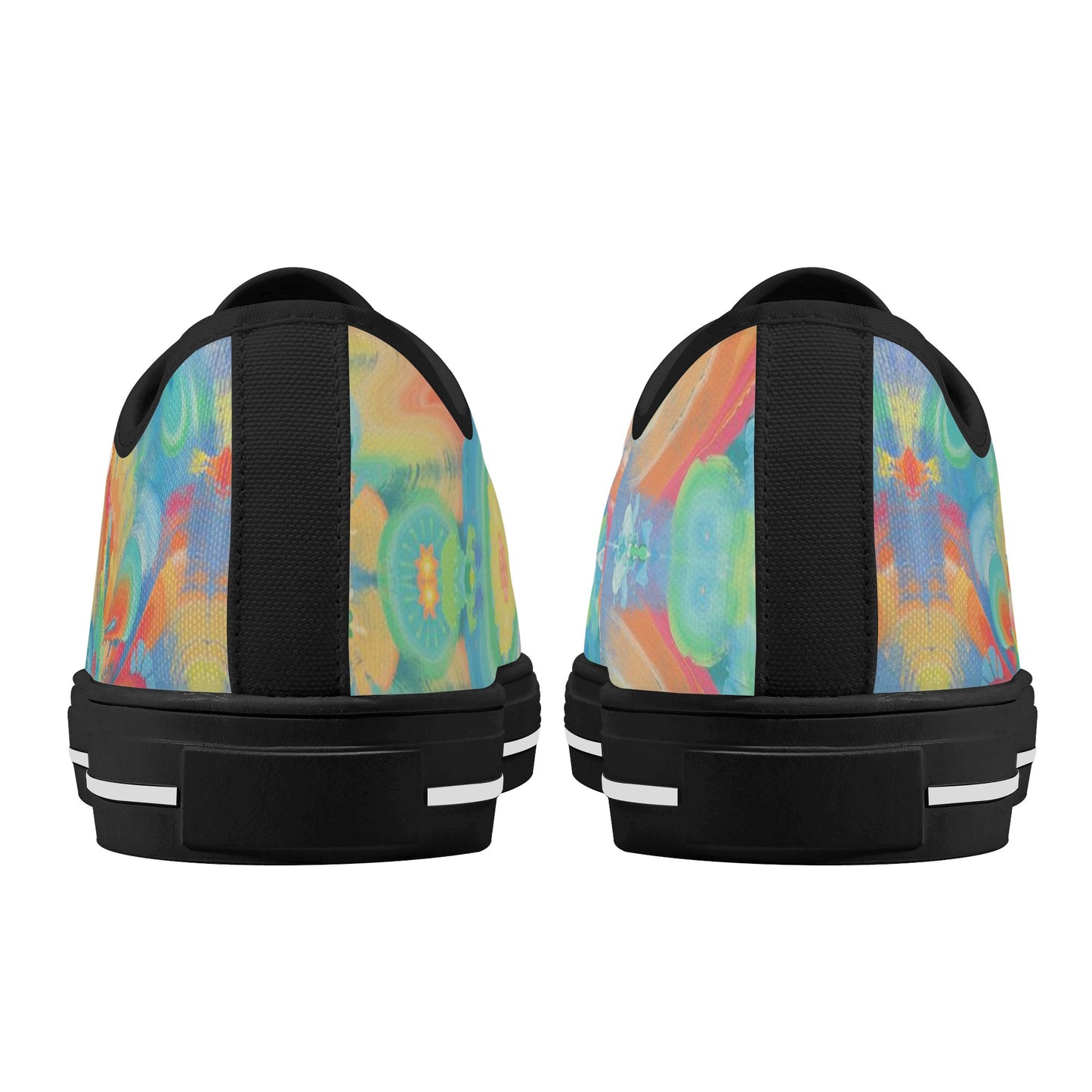 Spit Hot Fire Low Top Canvas Men's Shoes