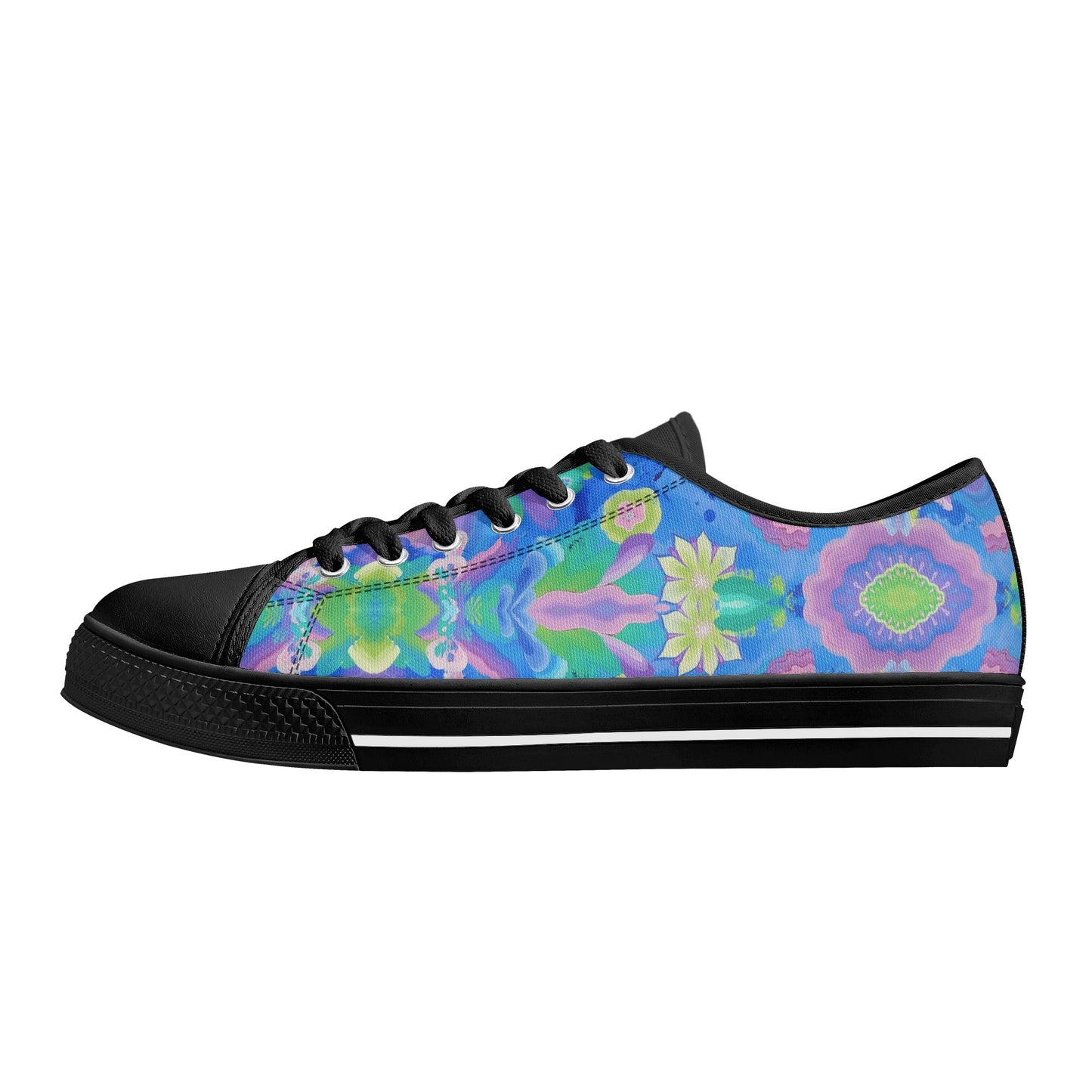 Be Like Water Low Top Canvas Men's Shoes