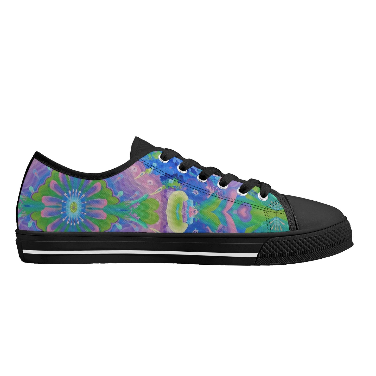 Be Like Water Low Top Canvas Men's Shoes