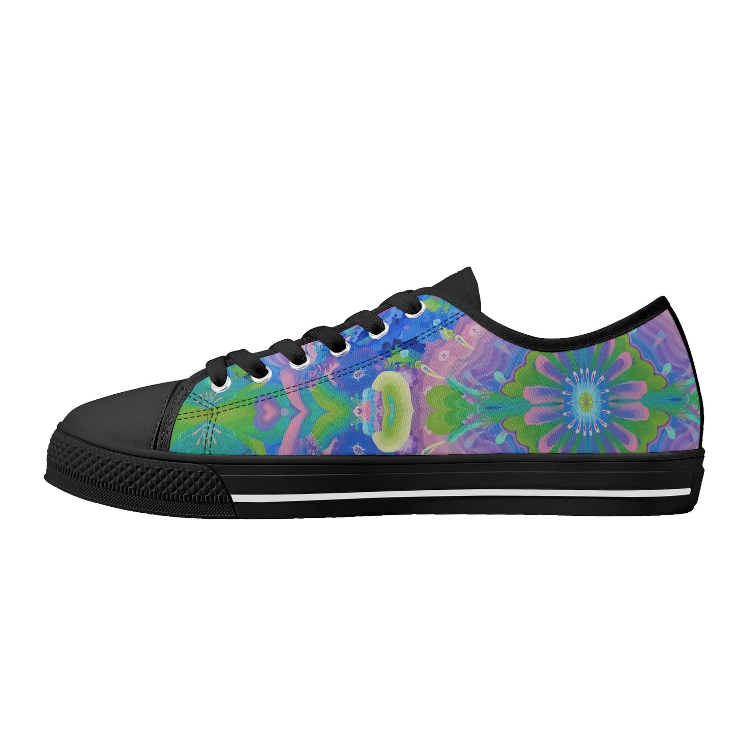 Be Like Water Low Top Canvas Men's Shoes