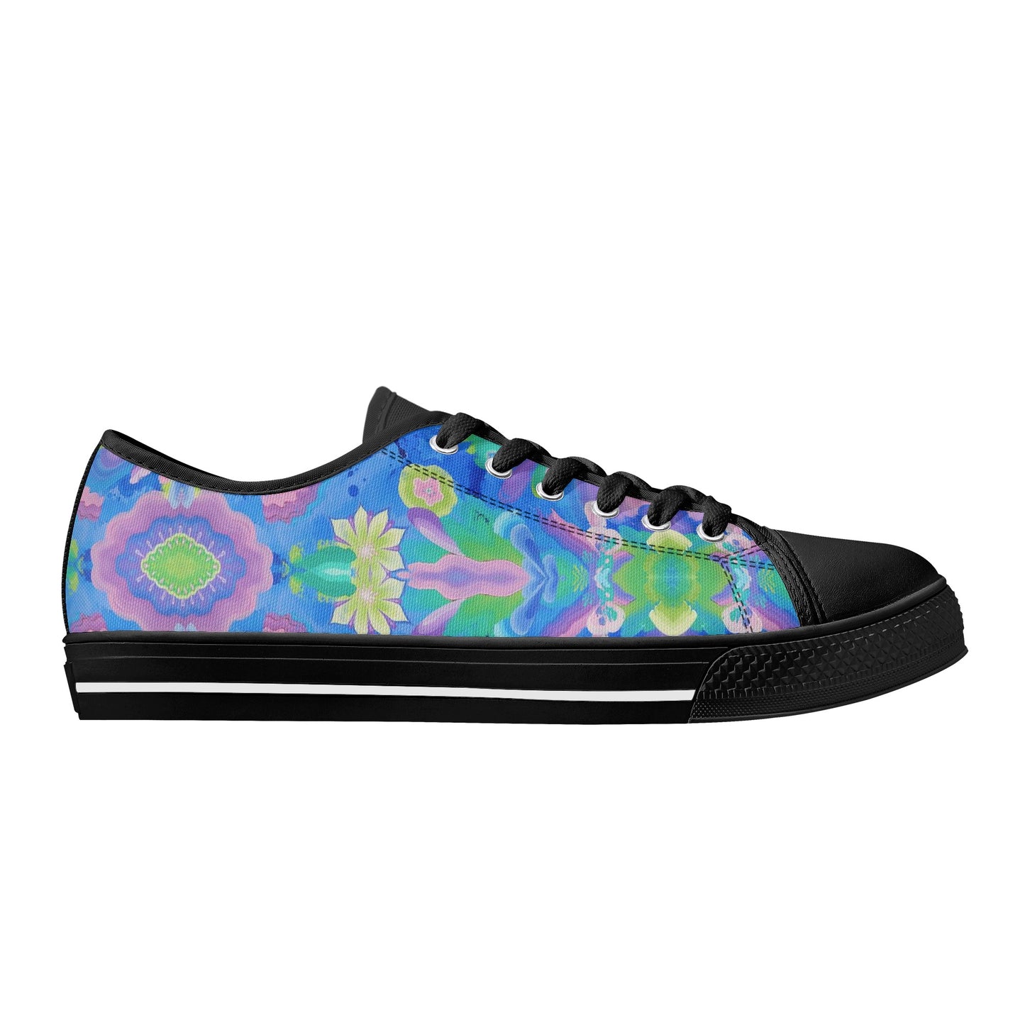 Be Like Water Low Top Canvas Men's Shoes