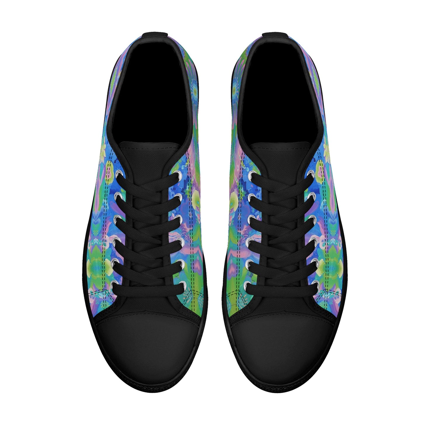 Be Like Water Low Top Canvas Men's Shoes