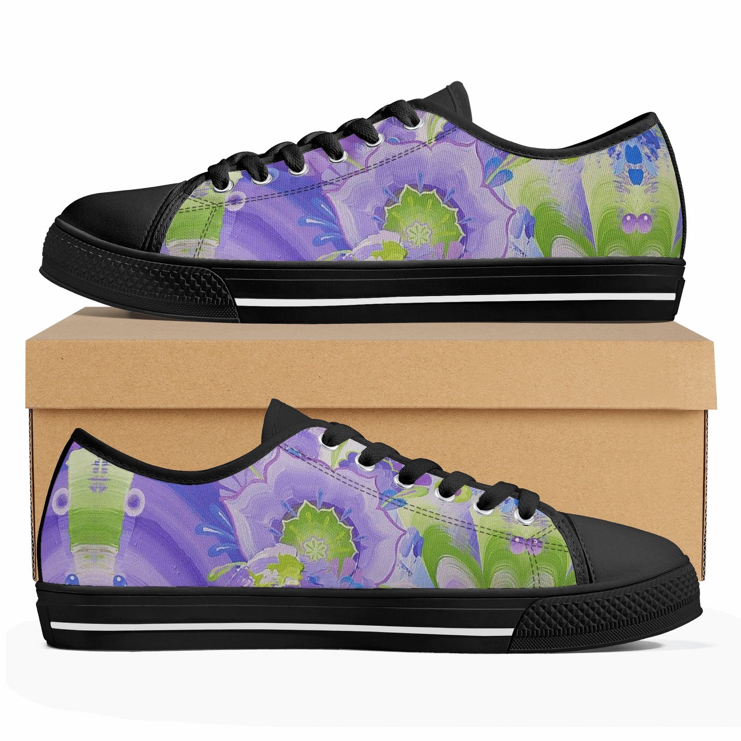 Moon Portal Low Top Canvas Men's Shoes