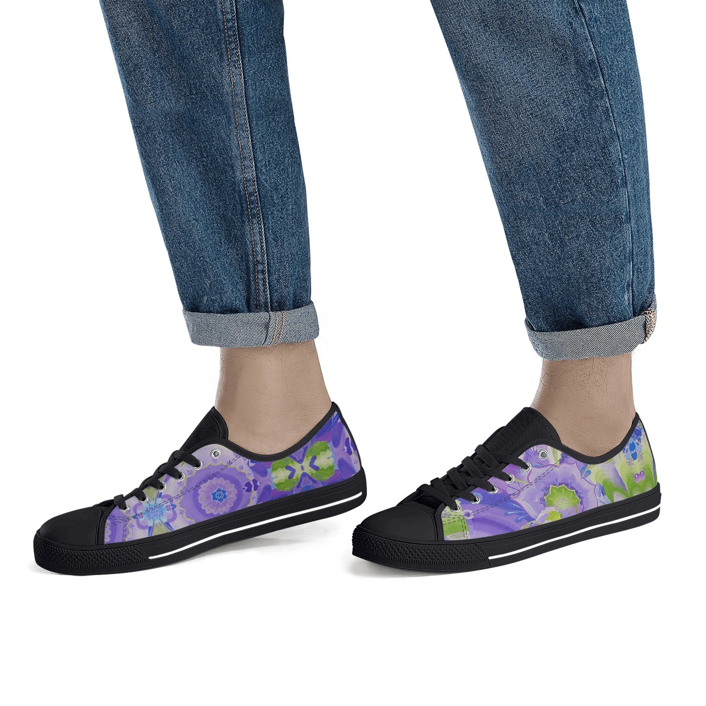 Moon Portal Low Top Canvas Men's Shoes