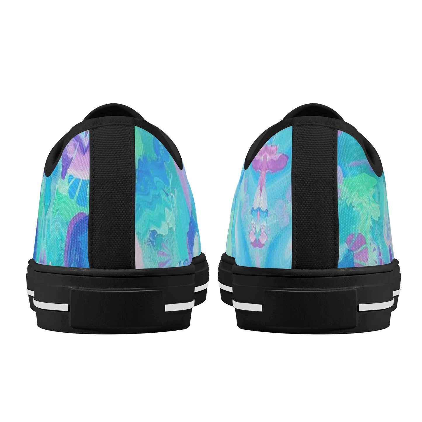 Atmospheric Mycelium Low Top Canvas Men's Shoes