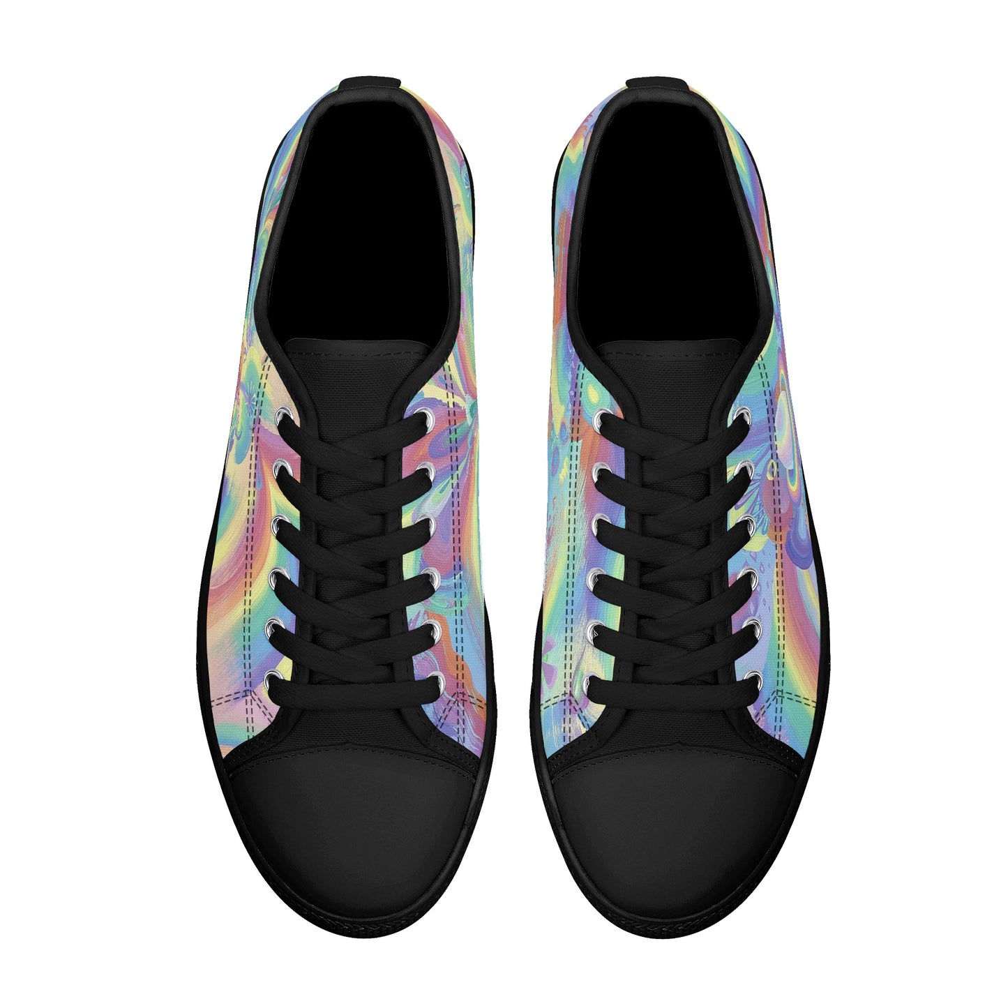 Rings of Splaturn Low Top Canvas Women's Shoes
