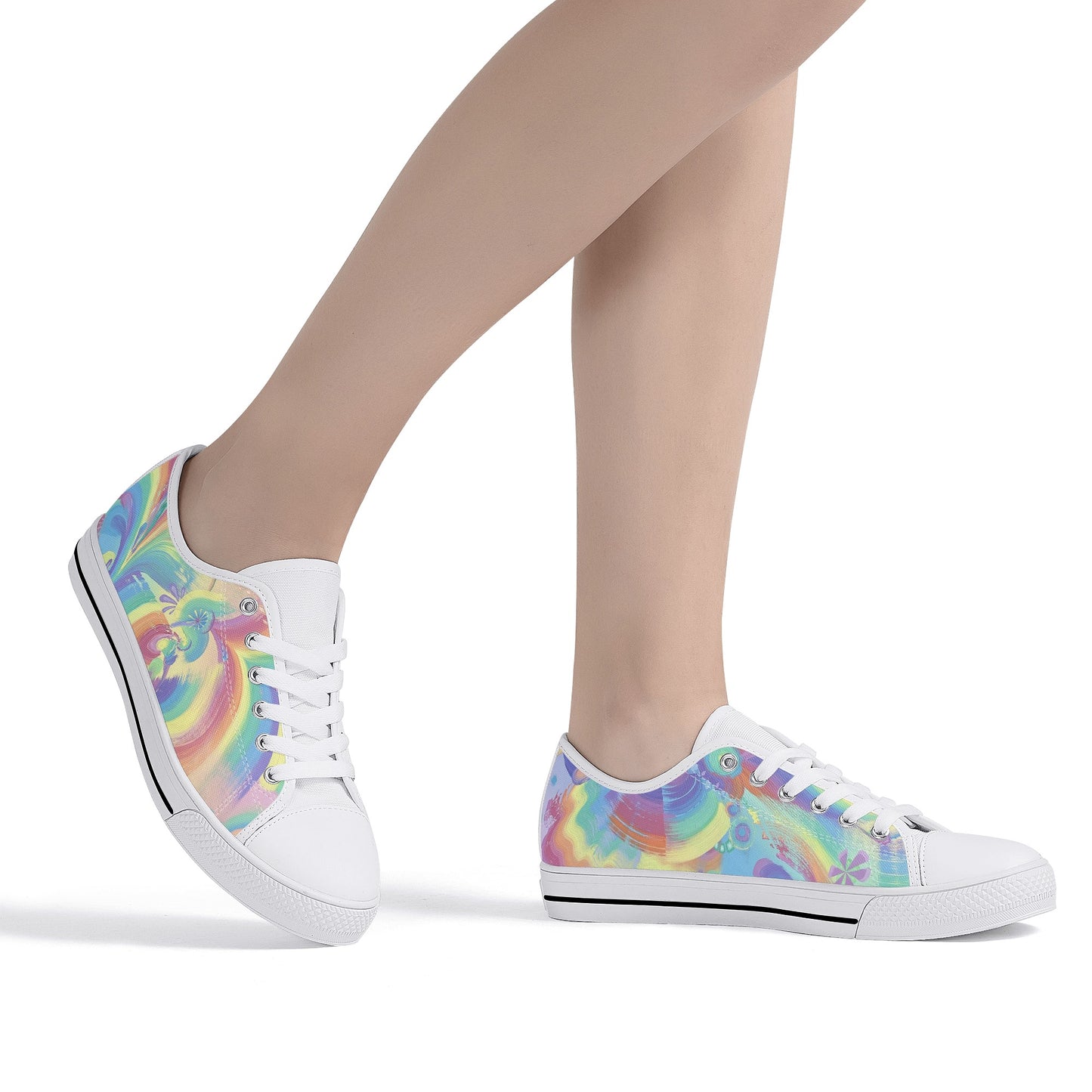 Rings of Splaturn Low Top Canvas Women's Shoes