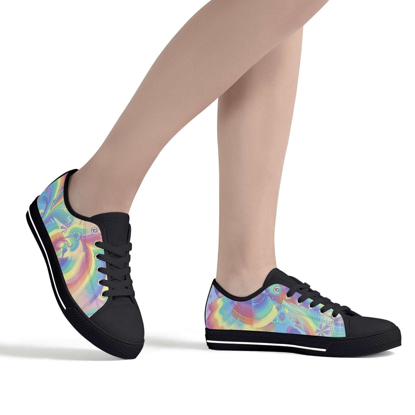 Rings of Splaturn Low Top Canvas Women's Shoes
