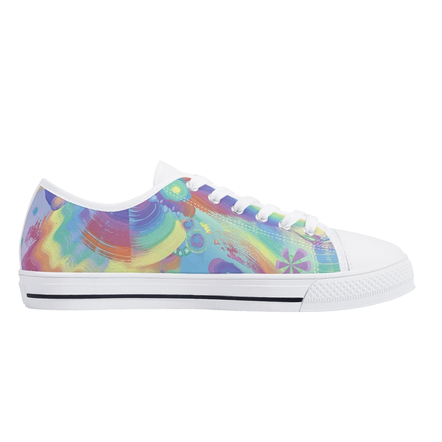 Rings of Splaturn Low Top Canvas Women's Shoes