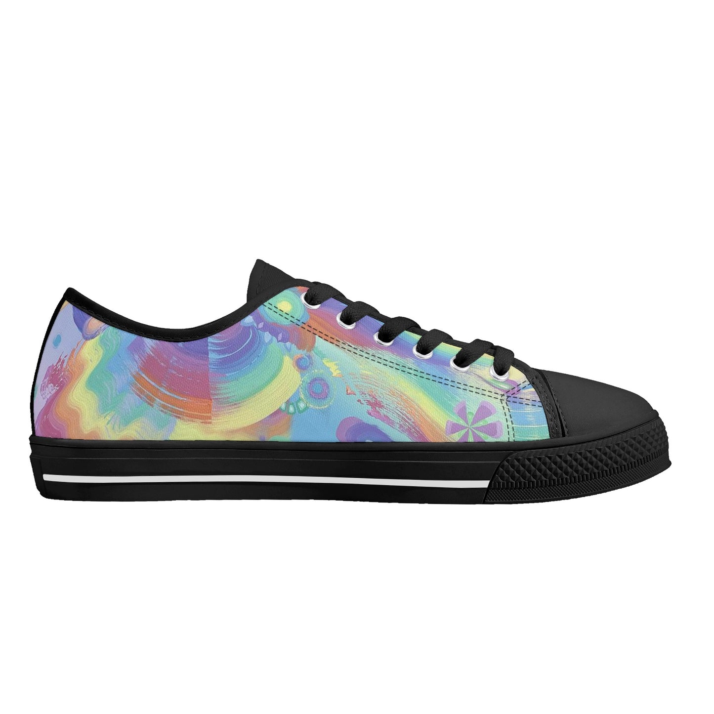 Rings of Splaturn Low Top Canvas Women's Shoes