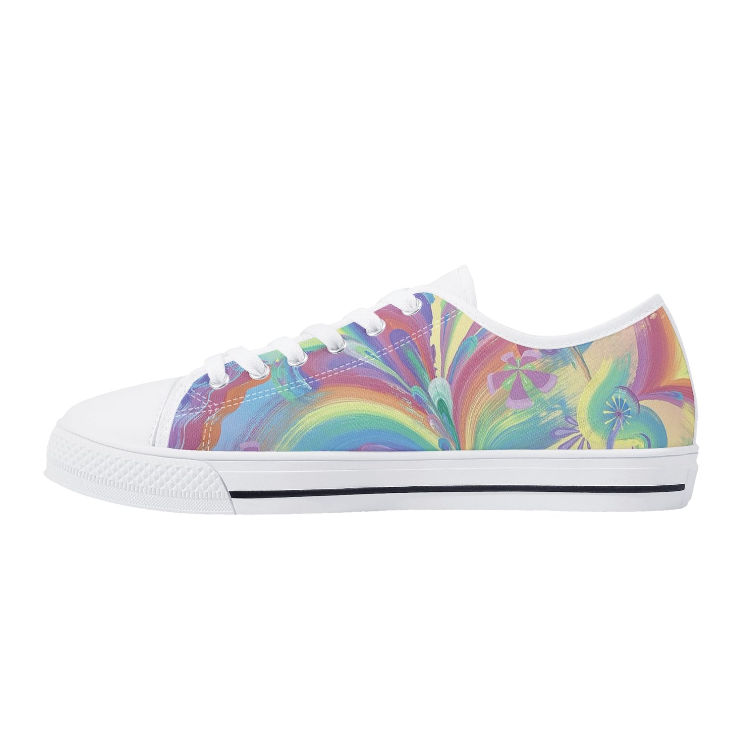 Rings of Splaturn Low Top Canvas Women's Shoes