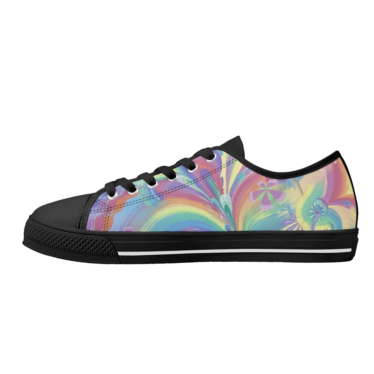 Rings of Splaturn Low Top Canvas Women's Shoes