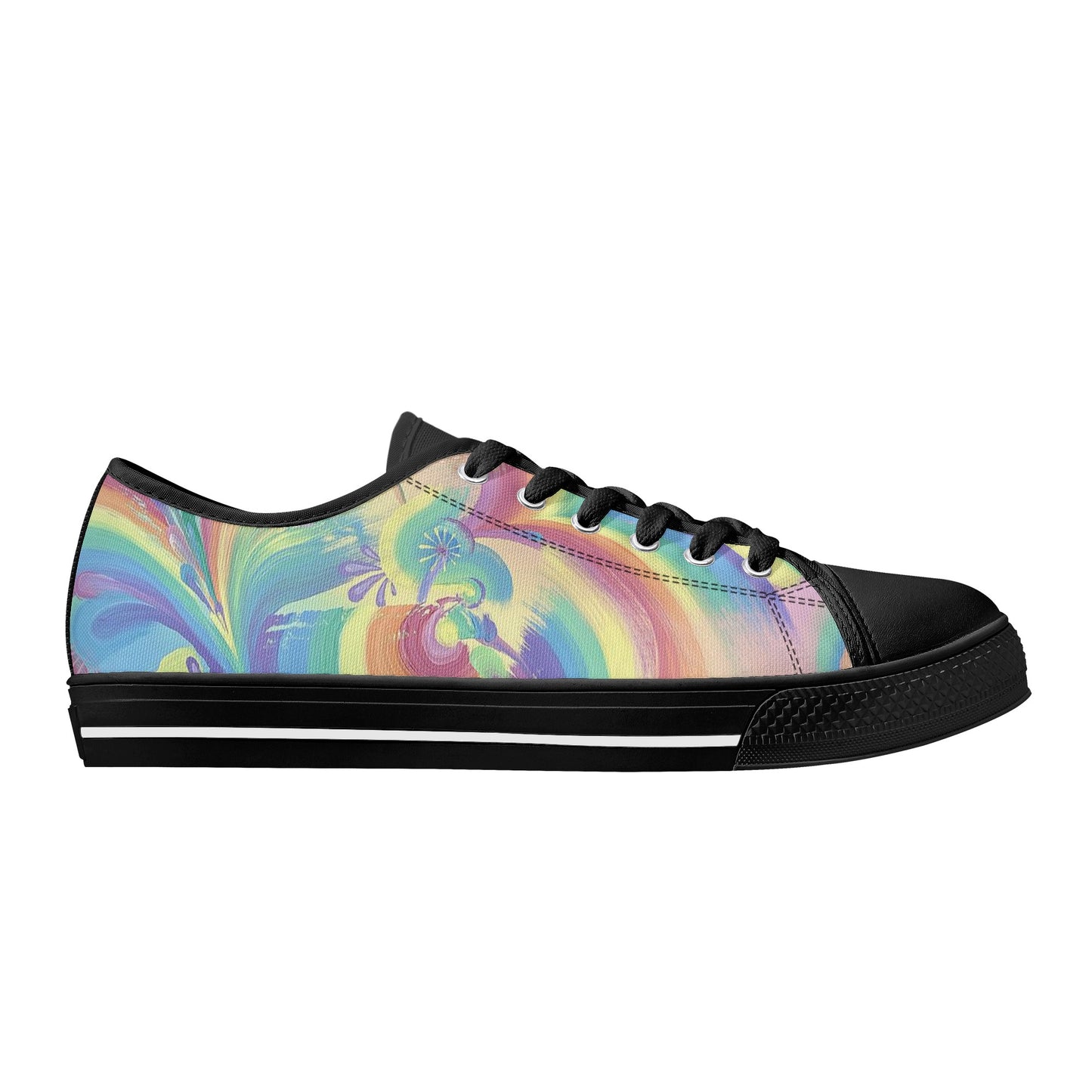 Rings of Splaturn Low Top Canvas Women's Shoes