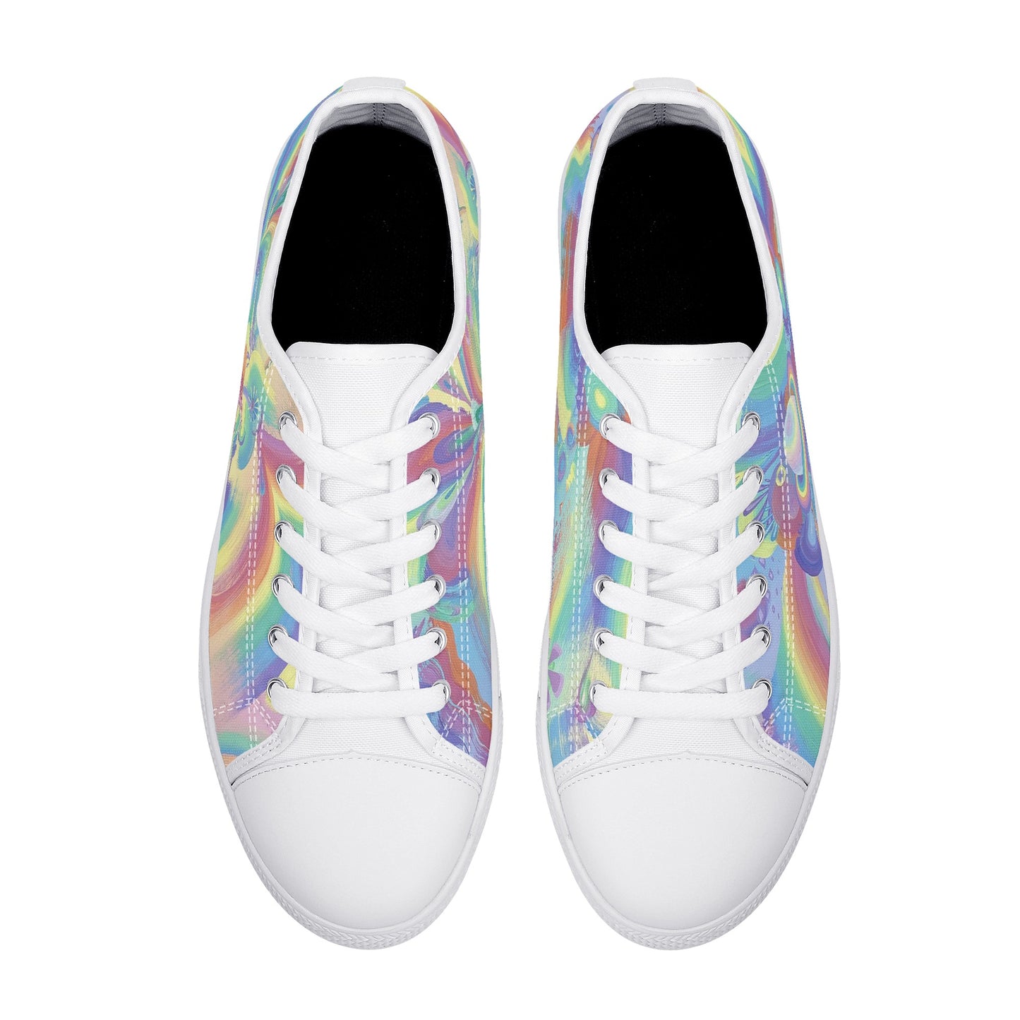 Rings of Splaturn Low Top Canvas Women's Shoes