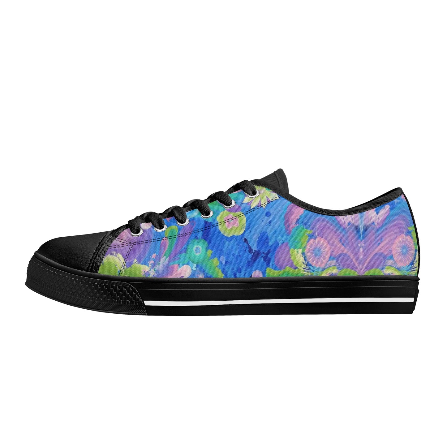 Be Like Water Low Top Canvas Women's Shoes