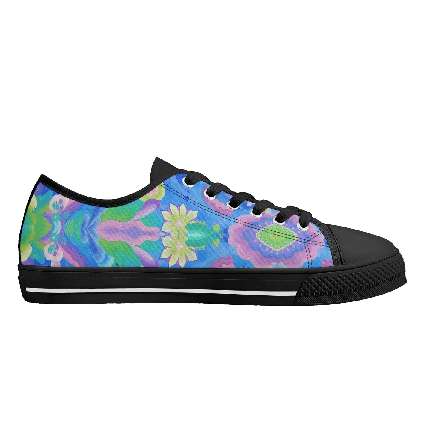 Be Like Water Low Top Canvas Women's Shoes