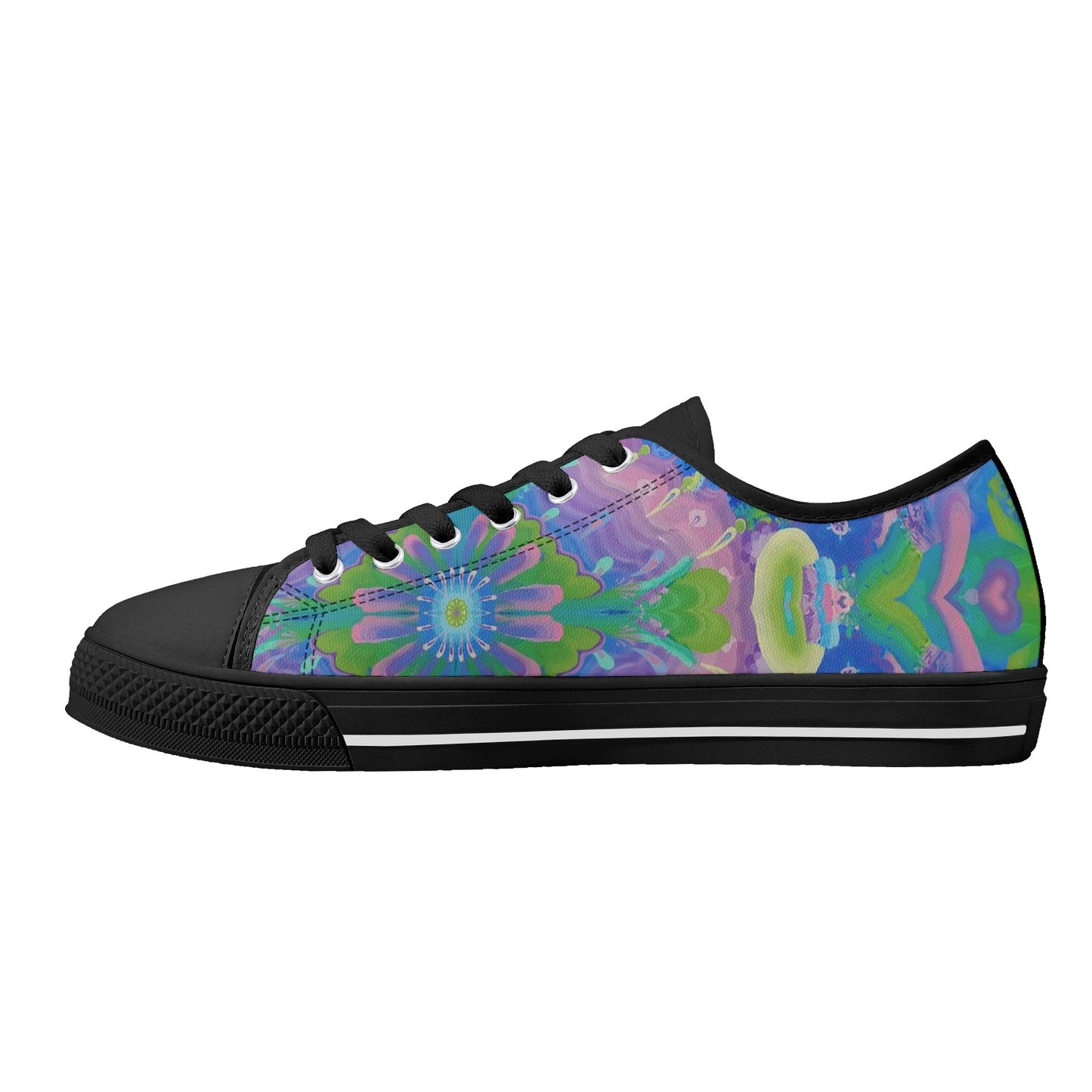 Be Like Water Low Top Canvas Women's Shoes