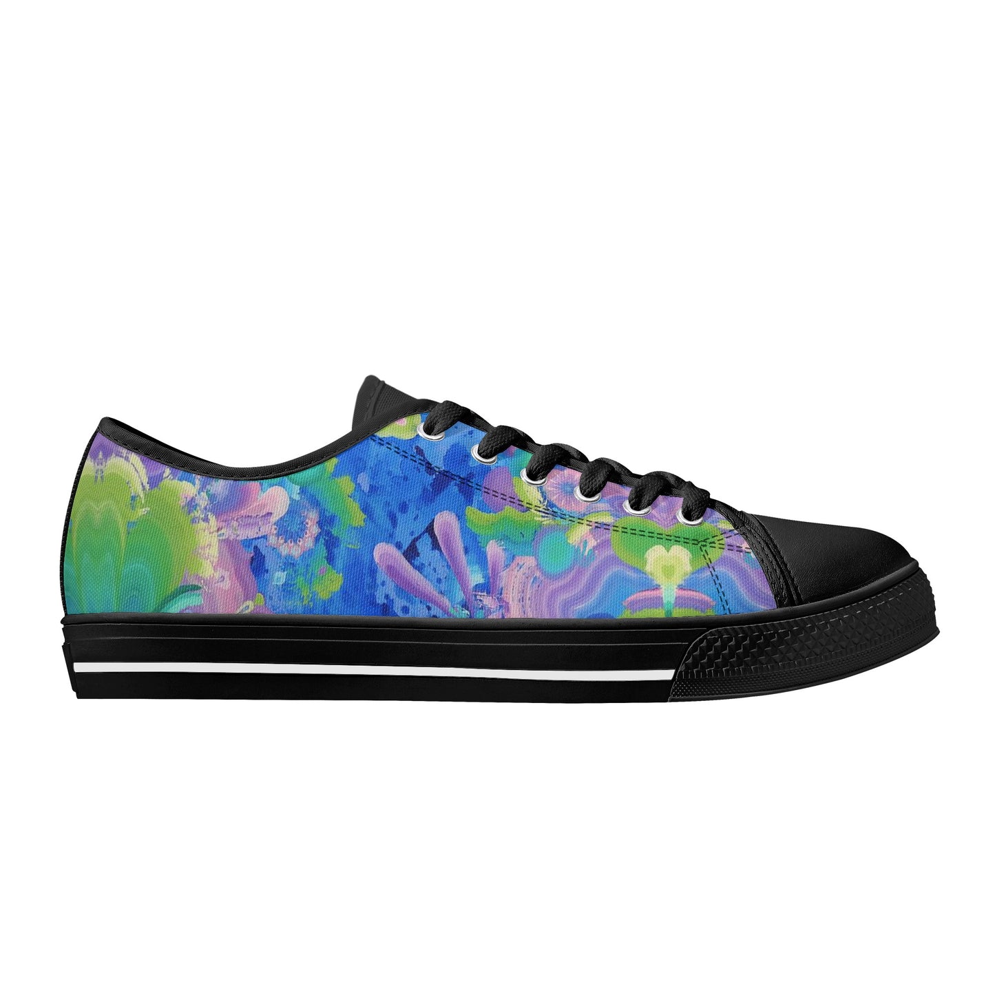 Be Like Water Low Top Canvas Women's Shoes