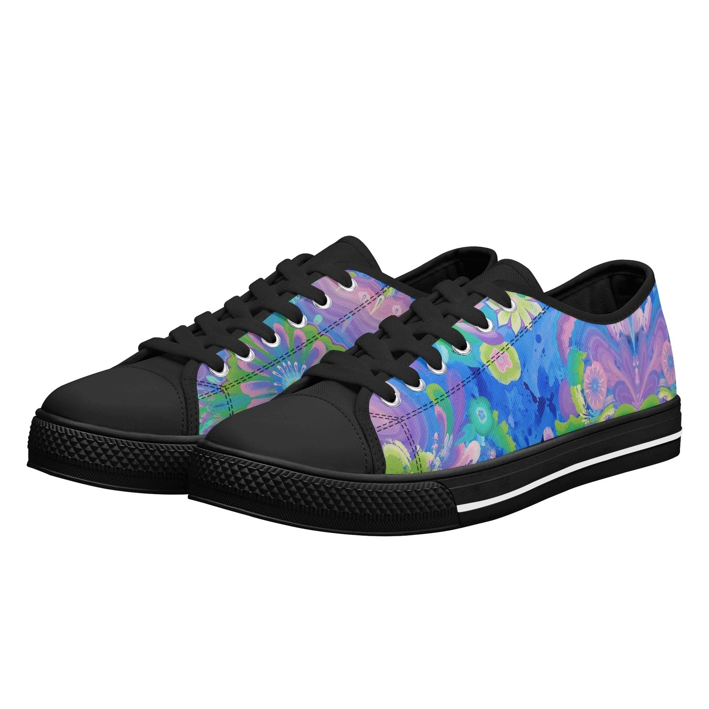 Be Like Water Low Top Canvas Women's Shoes