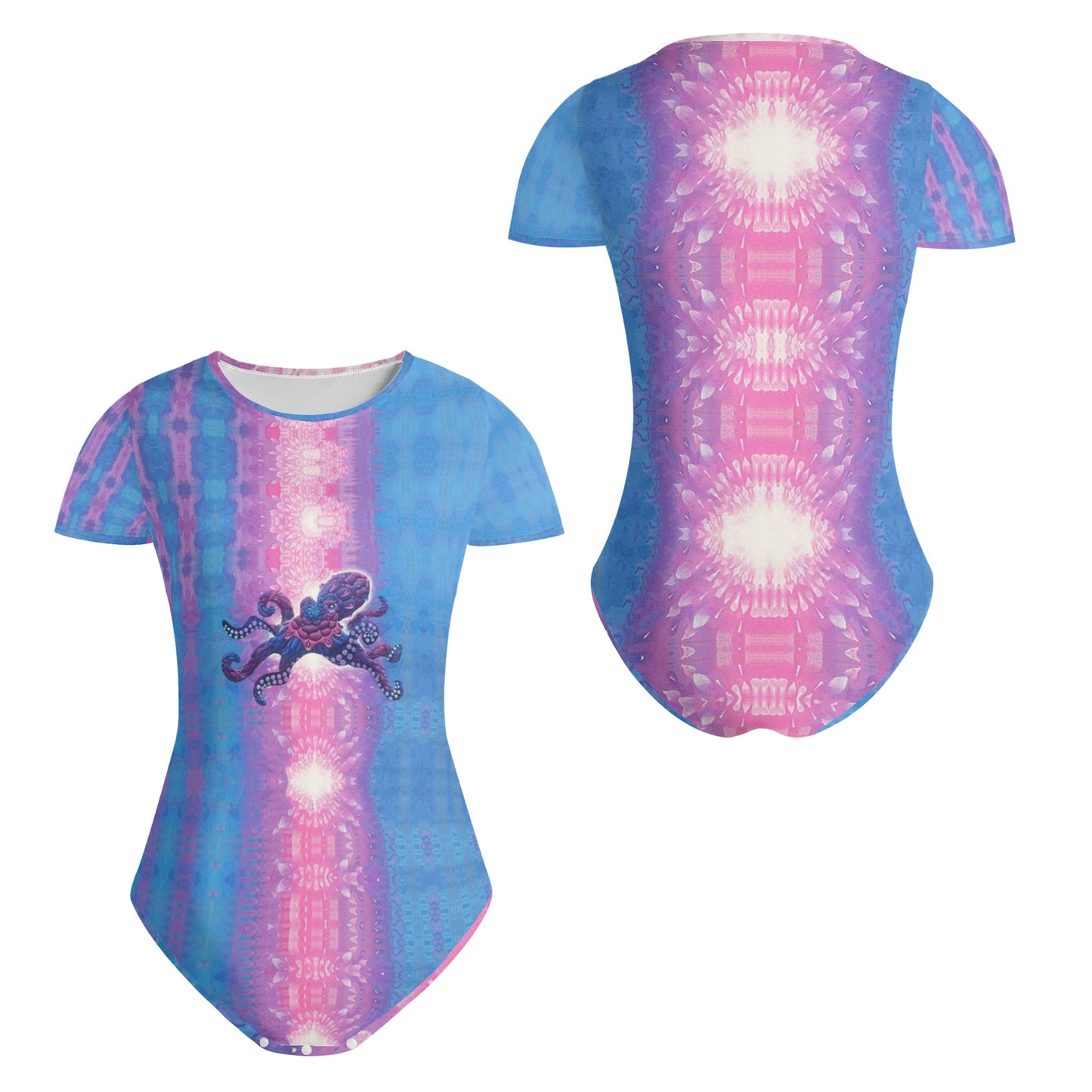 Technicolor Octopus Bodysuit