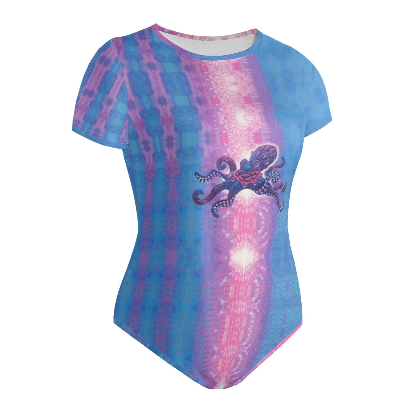 Technicolor Octopus Bodysuit