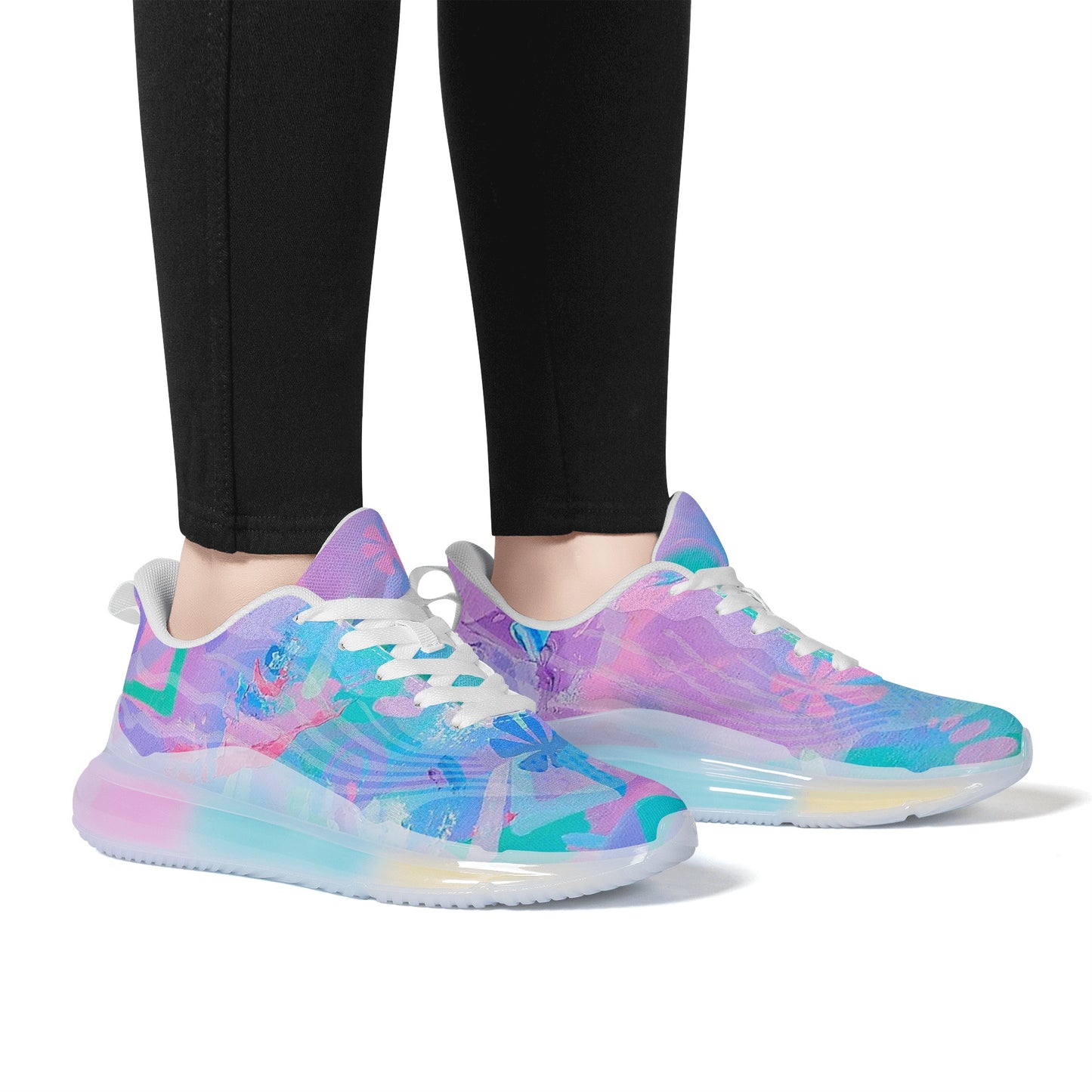 Traveller Womens Rainbow Atmospheric Women's Cushion Running Shoes