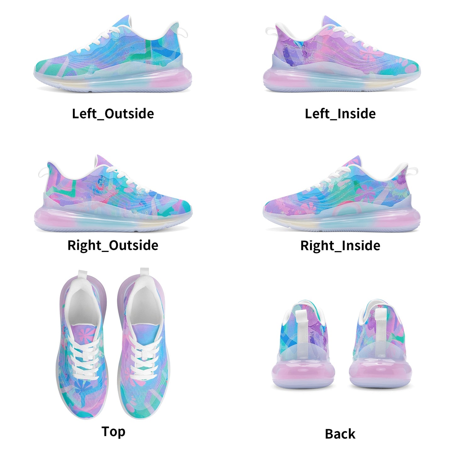Traveller Womens Rainbow Atmospheric Women's Cushion Running Shoes
