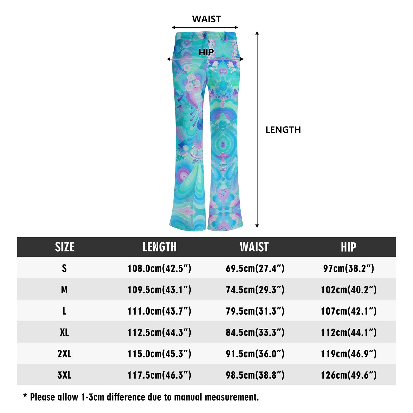 Atmospheric Mycelium Flare Pants