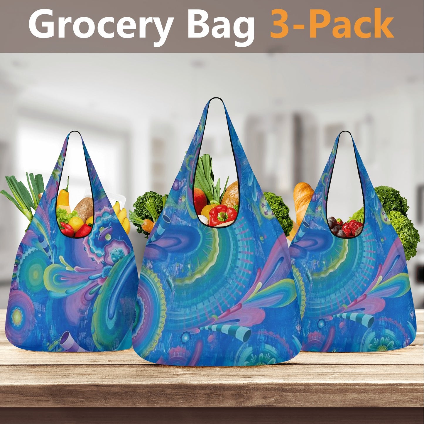 Infinite Everything 3 Pack of Grocery Bags